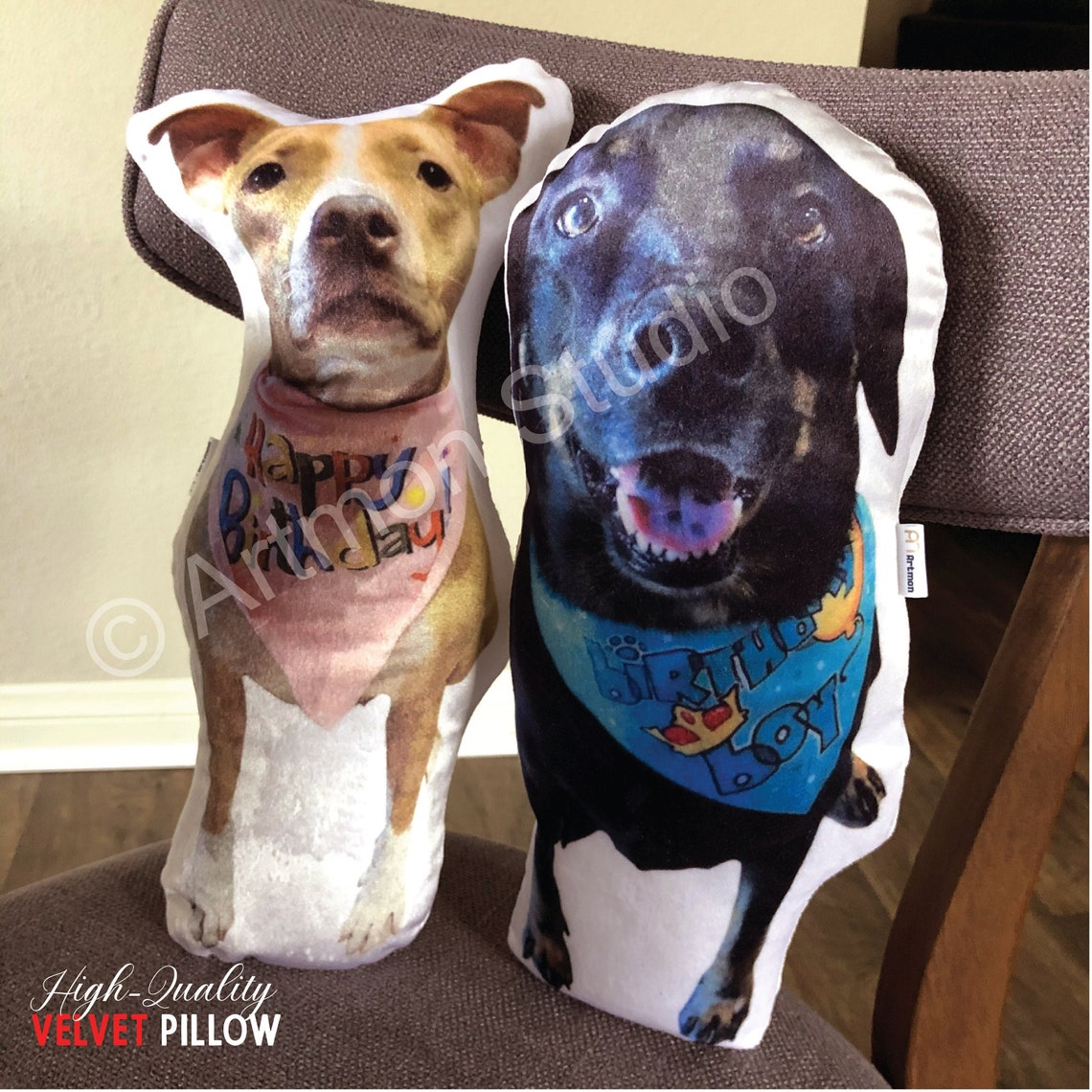 Custom pet pillow Range of sizes Small pet pillow Large Etsy