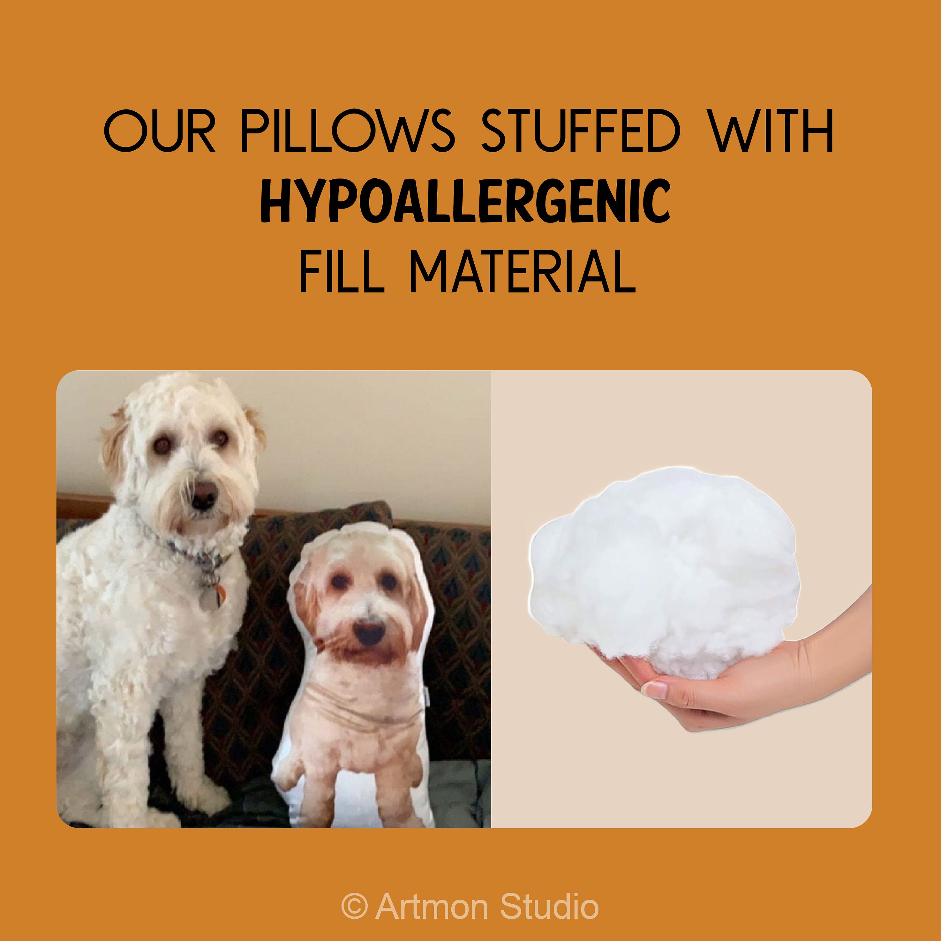 Daddy Or Mommy Photo Pillow, Face Photo Pillow, Comfort Doll, Look-a