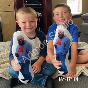 Daddy Or Mommy Photo Pillow, Face Photo Pillow, Comfort Doll, Look-a