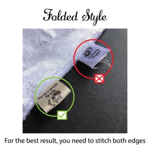 Ribbon Labels Sewing Labels Knitting Label Quilt Label Craft Label Satin Tag Set Personalized Ribbon Label Custom Label image 6