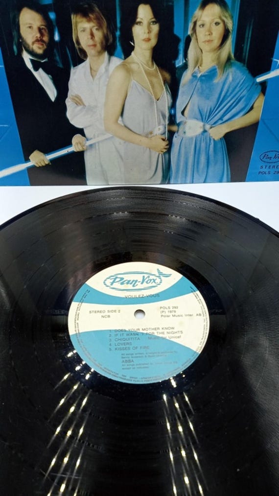 ABBA Voulez Vous Vinyl Record - Etsy Canada