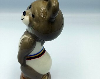 ミーシャ・ミシュカ クマの磁器製マスコット モスクワ 1980