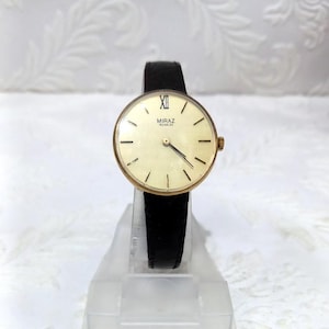 montre-bracelet mécanique vintage pour femme Miraz Incabloc NOS