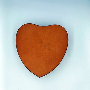 Wooden Heart Box: Vintage Jewelry Storage with Two Cases