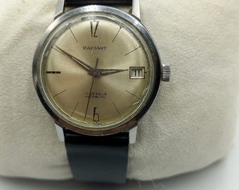 Vintage Radiant wrist watch, Old unisex hand watch