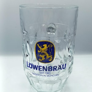 Vintage LOWENBRAU Beer 0,5LT glass