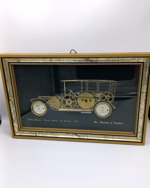 Framed Rolls Royce Silver Ghost Gr. Britain 1911, Ammon of London