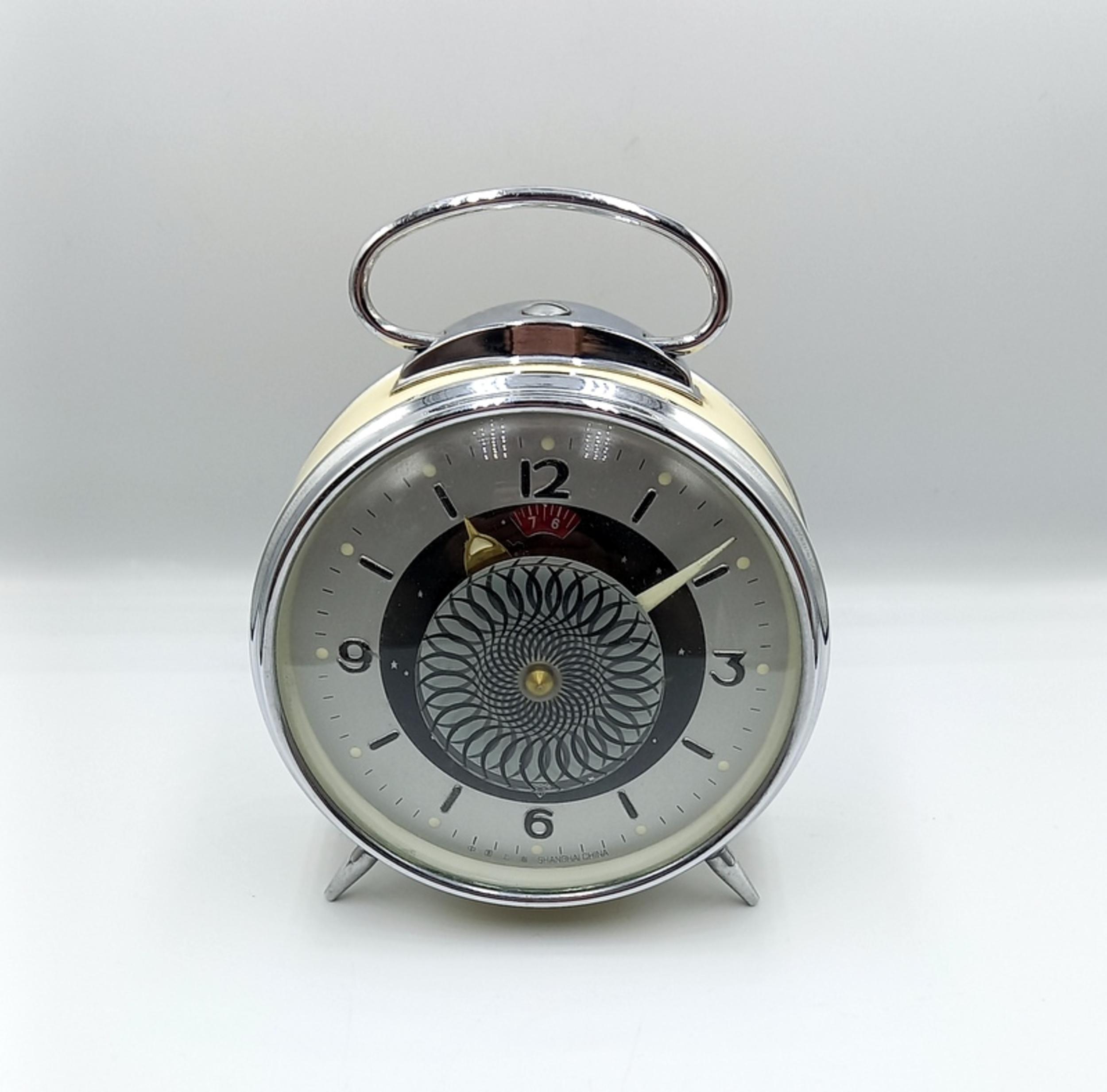 Vintage Animated Desk Clock, Old Shangai China Table Clock - Etsy