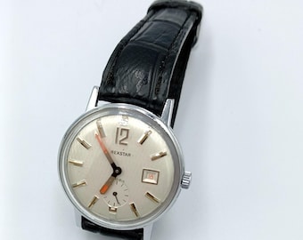 Vintage Rexstar watch, Old unisex hand watch