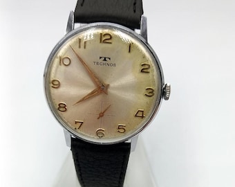 Technos wrist mechanical watch
