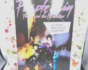 Vintage Prince Purple Rain Vinyl Album LP Records When Doves Cry
