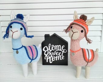 large stuffed llama