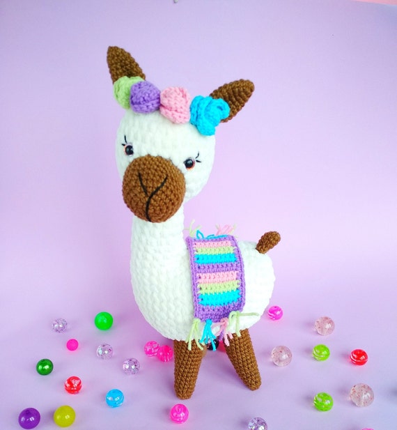 small stuffed llama
