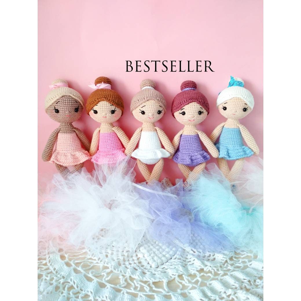 Ballerina doll -Ecofriendly Handmade Crochet ballerina doll girls, in…