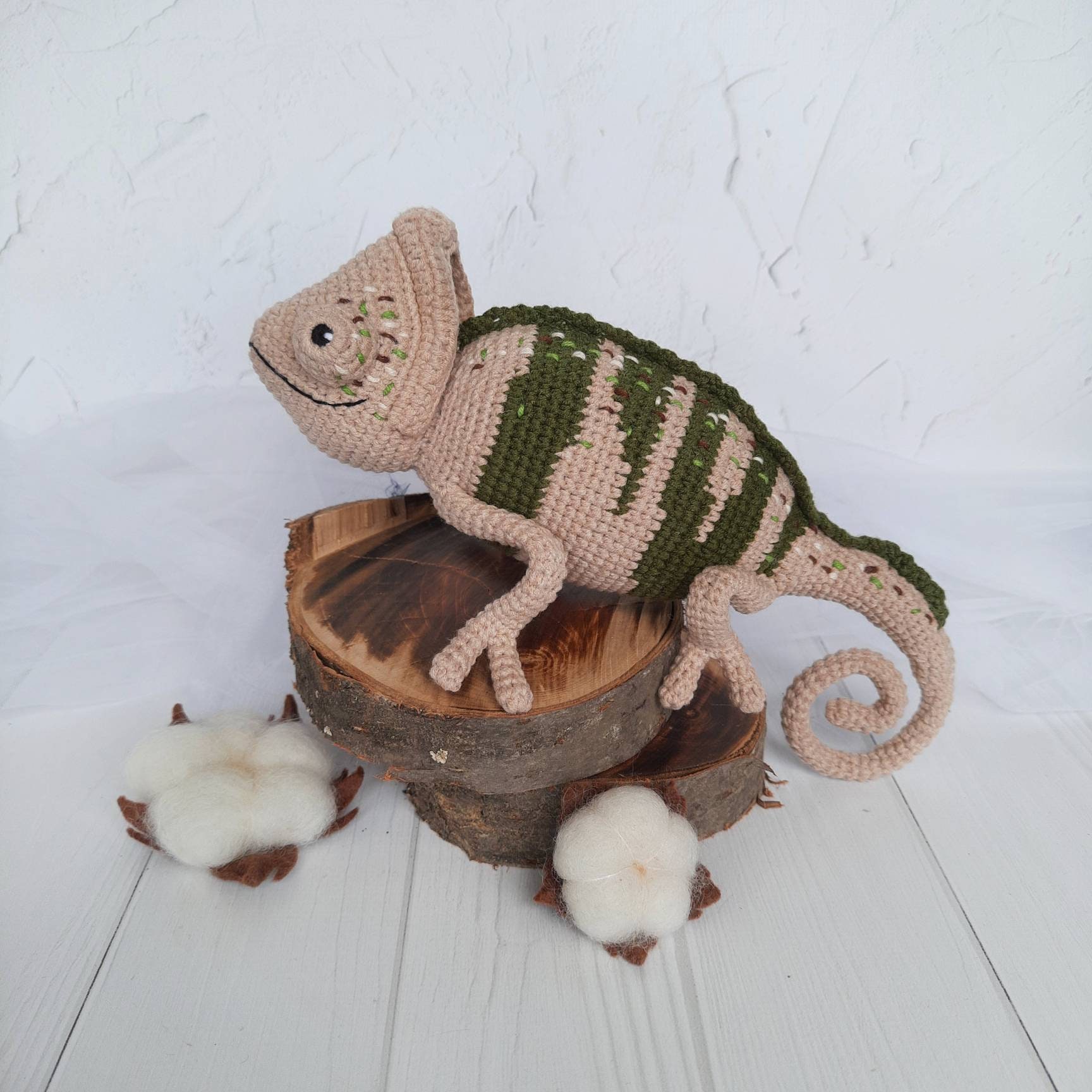 Jouet de peluche caméléon Reptile en peluche Animal