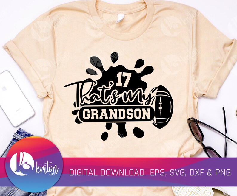Download That's my grandson svg That's my grandson football | Etsy