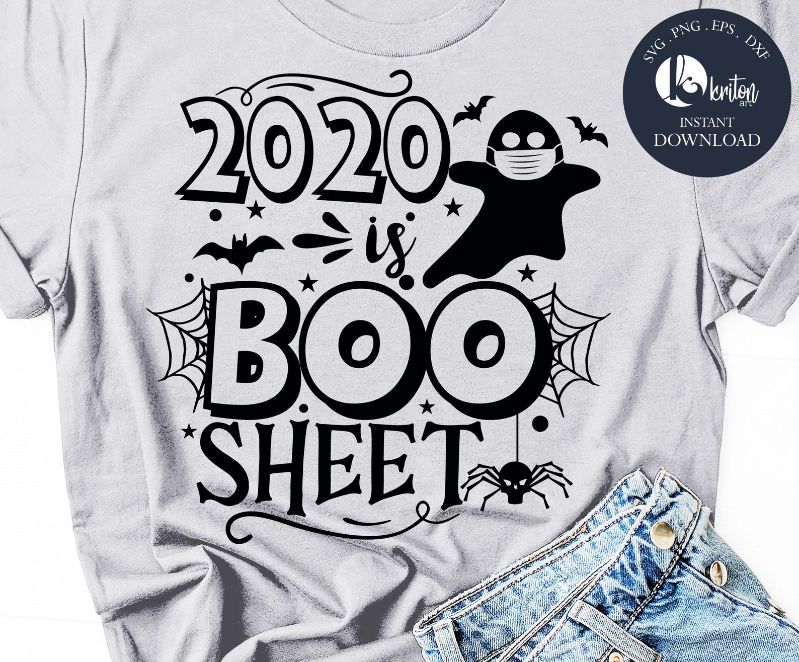 2020 Is Boo Sheet Svg Cut File Boo Svg Halloween Party Svg Etsy