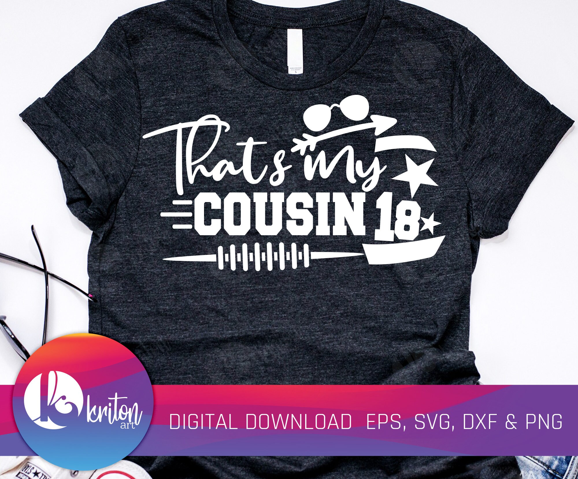 That's My Cousin Svg Football Svg Football Cousin Etsy UK