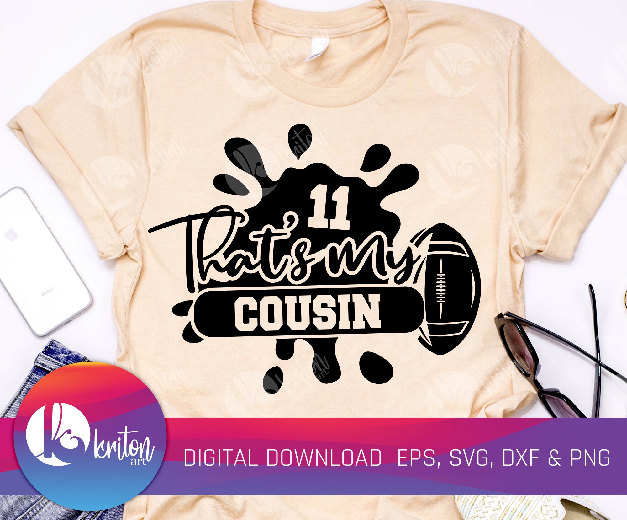 That's My Cousin Football Cousin Its Football Season Etsy