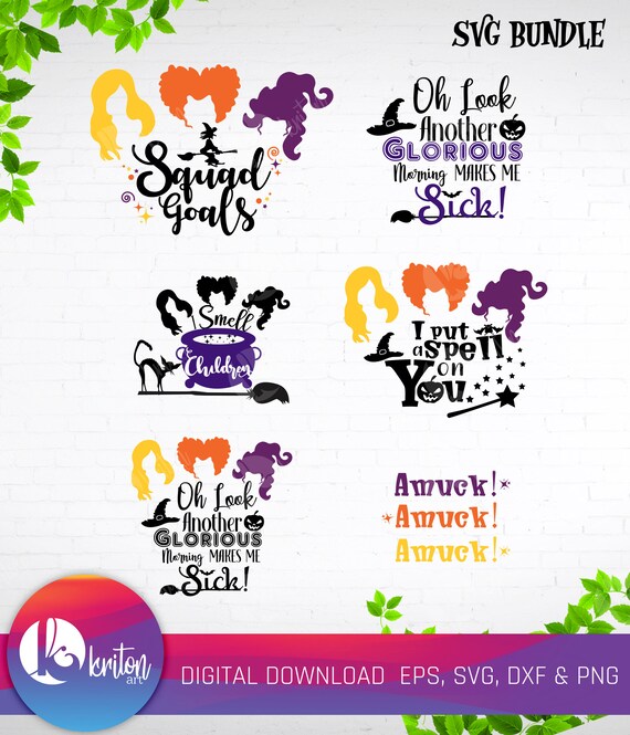 Download Hocus Pocus Bundle Halloween Sanderson Sisters Layered Svg Etsy