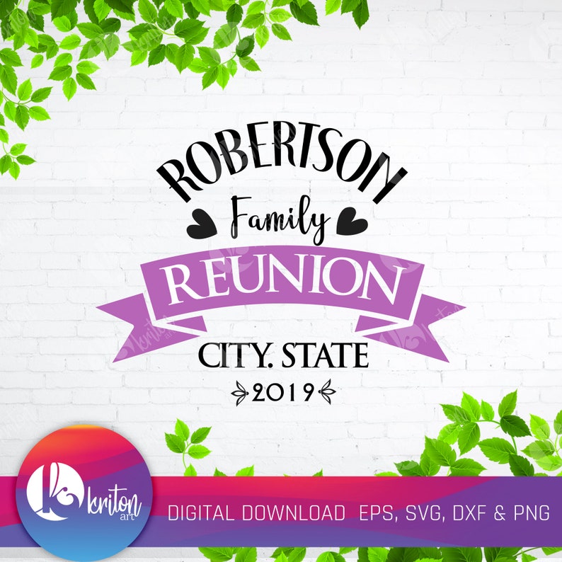 Download Personalize SVG Family reunion Cut File and Printable in ...