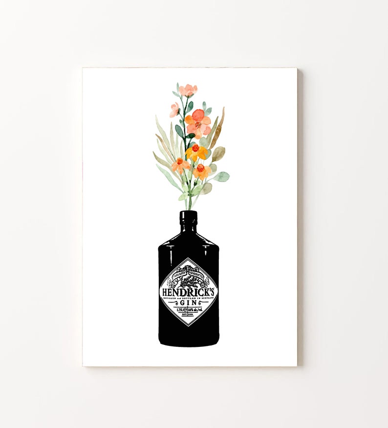 Set of 3 Bar Cart Wall Art Posters Alcohol Bar Cart Decor Etsy