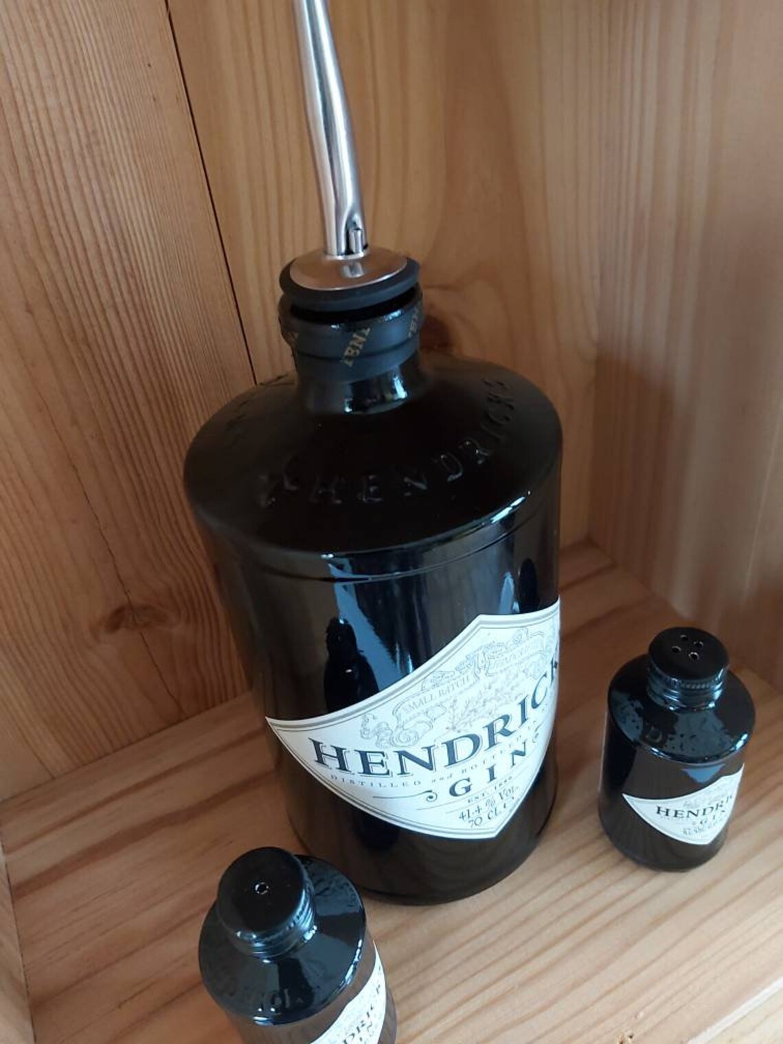 Hendricks Gin Gift Set Upcycled 70cl Hendricks Gin Bottle Etsy