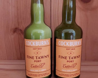 Cockburns 5cl Fine Tawny Port Bottle Salt and Pepper Shakers