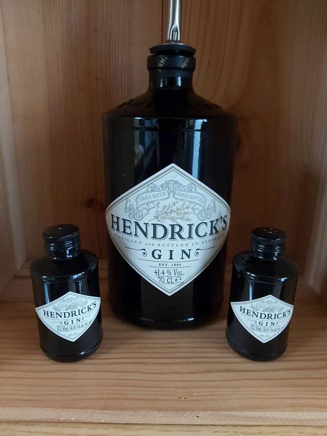 Hendricks Gin Gift Set Upcycled 70cl Hendricks Gin Bottle Etsy