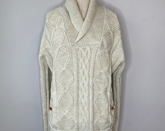 Grand-père Tricot Beige Pull