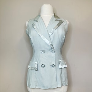 Vintage Mint Green Vest