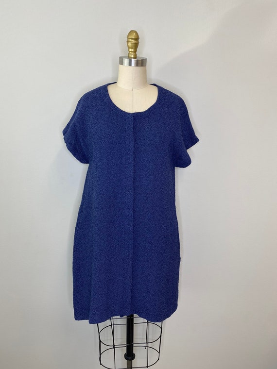 Blue Swing Box Dress - image 6