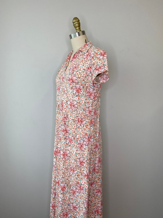 Vintage 60s-70s Sears Hawaiian Maxi Dress - image 5