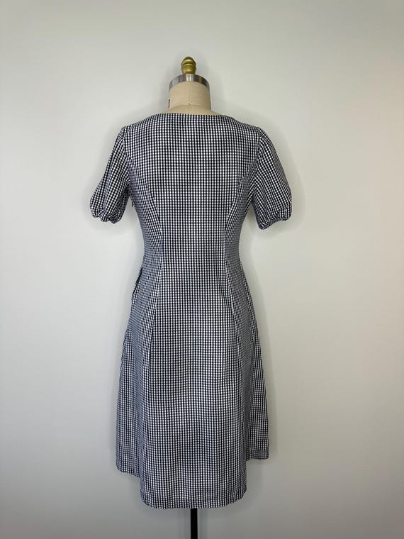 green emerald velvet dress Lulu Gingham Maxi Dress main image 1