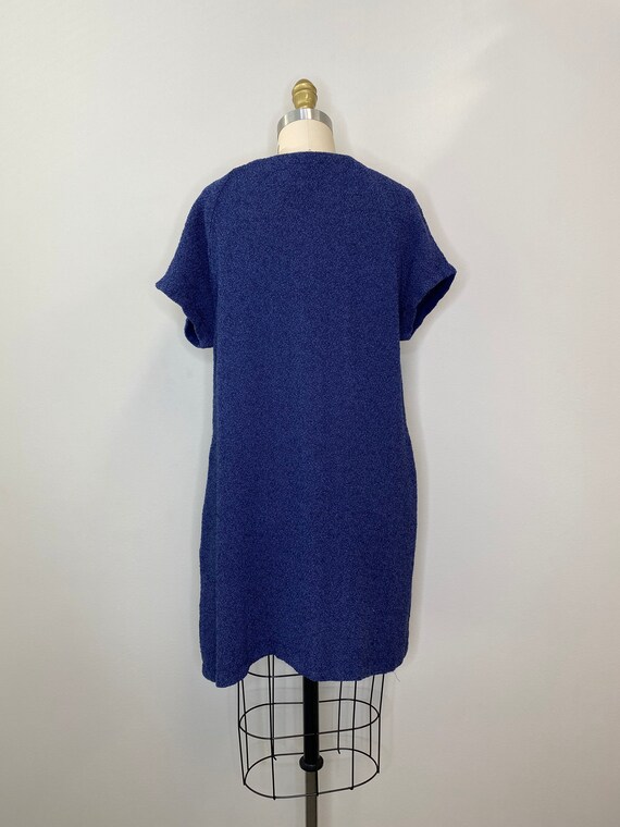 Blue Swing Box Dress - image 4