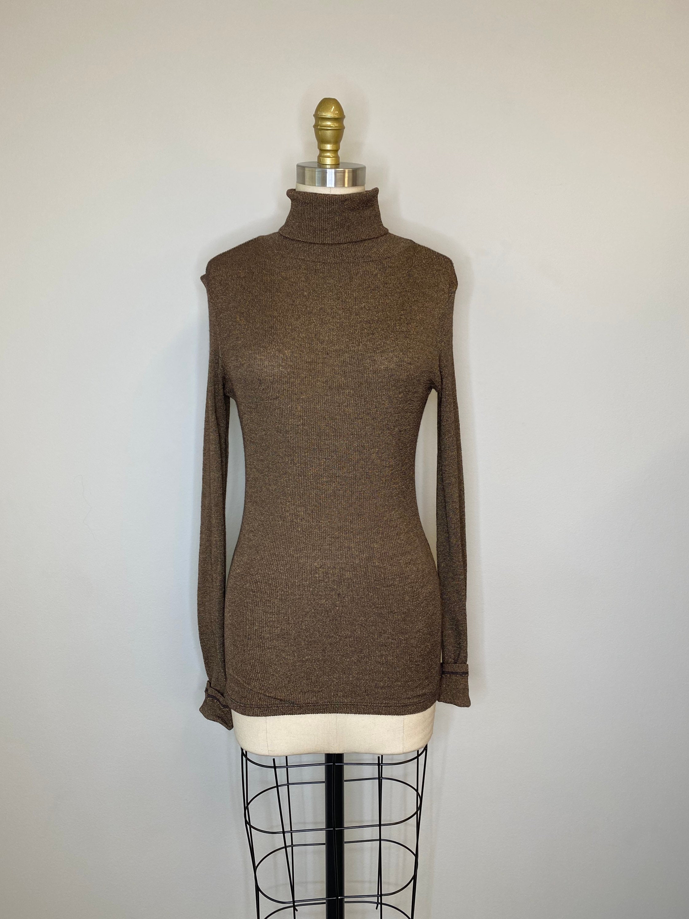 Bronze Gold Turtleneck