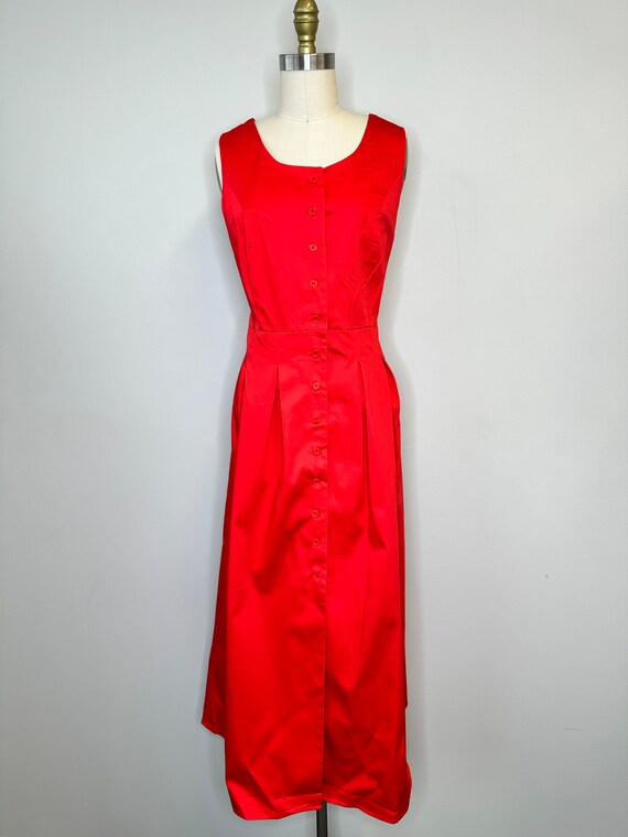 Cherry Red MIDI Dress Gem