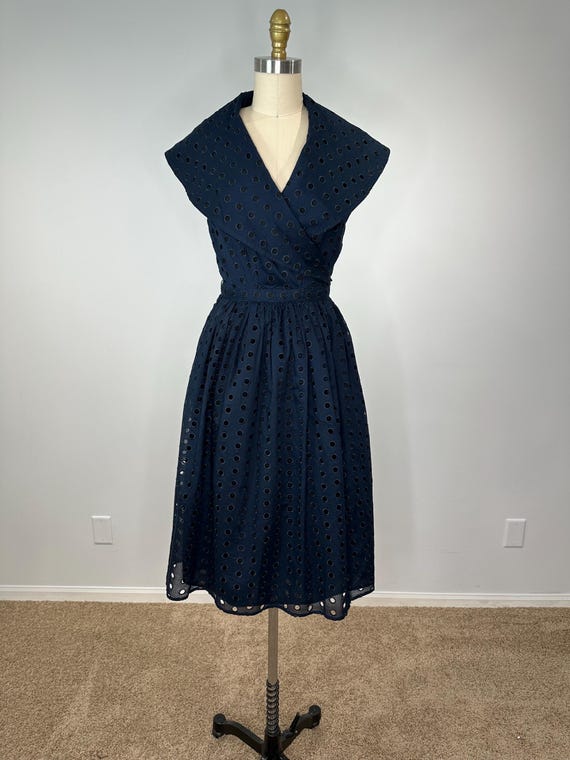 fancy dark blue dress Feather Fancy Dark Blue Gown (XXL) main image 0