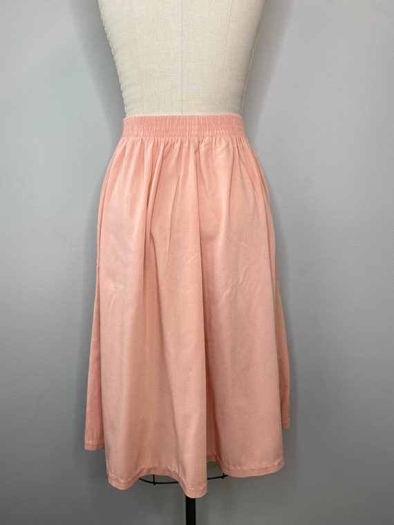 Salmon Skirt With Pockets - image 2