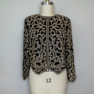 Baldanza Schwarzer Seiden blazer