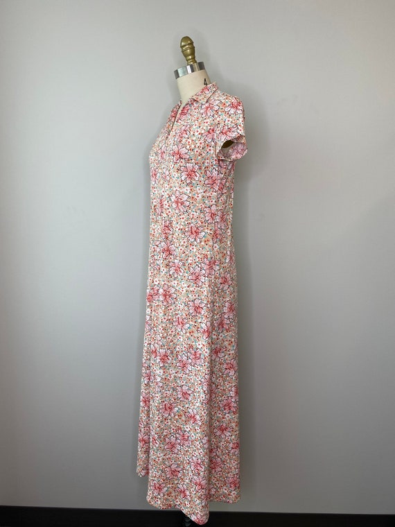 Vintage 60s-70s Sears Hawaiian Maxi Dress - image 4