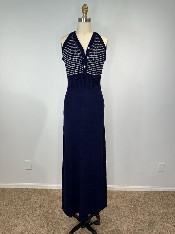 best long sleeve midi dress Light Inside Long Sleeve Midi Dress Denim Blue main image 1