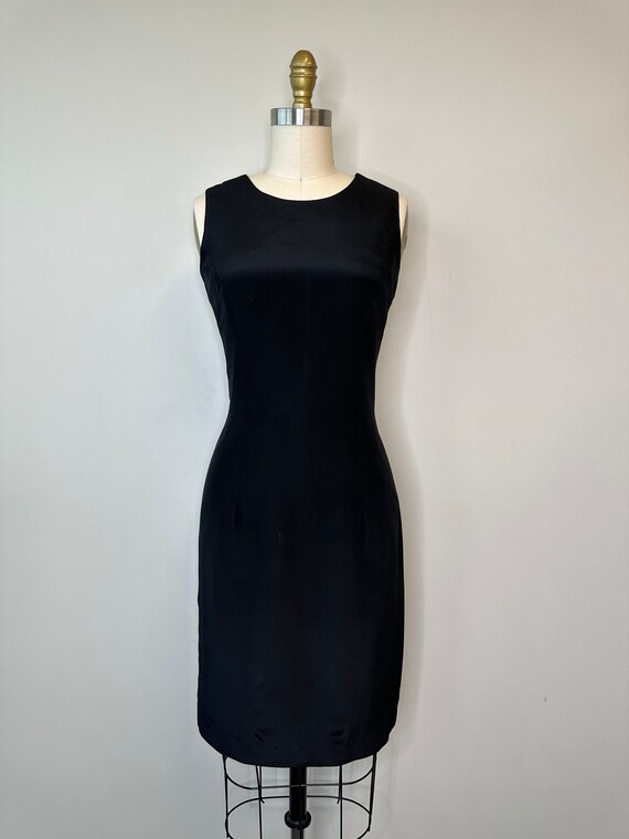 Jeremy Spencer Black Silk Sleeveless Dress - image 5