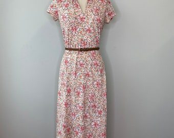 Vintage 60s-70s Sears Hawaiian Maxi Dress