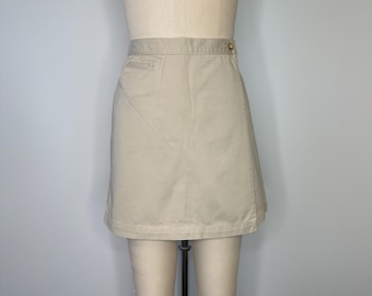 Falda pantalón vintage color canela de The Limited