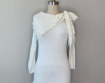 Pop pulation Knit Ivory Long Sleeve Sweater