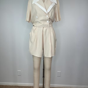 90s Biege Romper