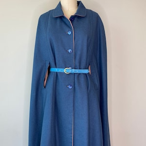 Reversible Wool Cape