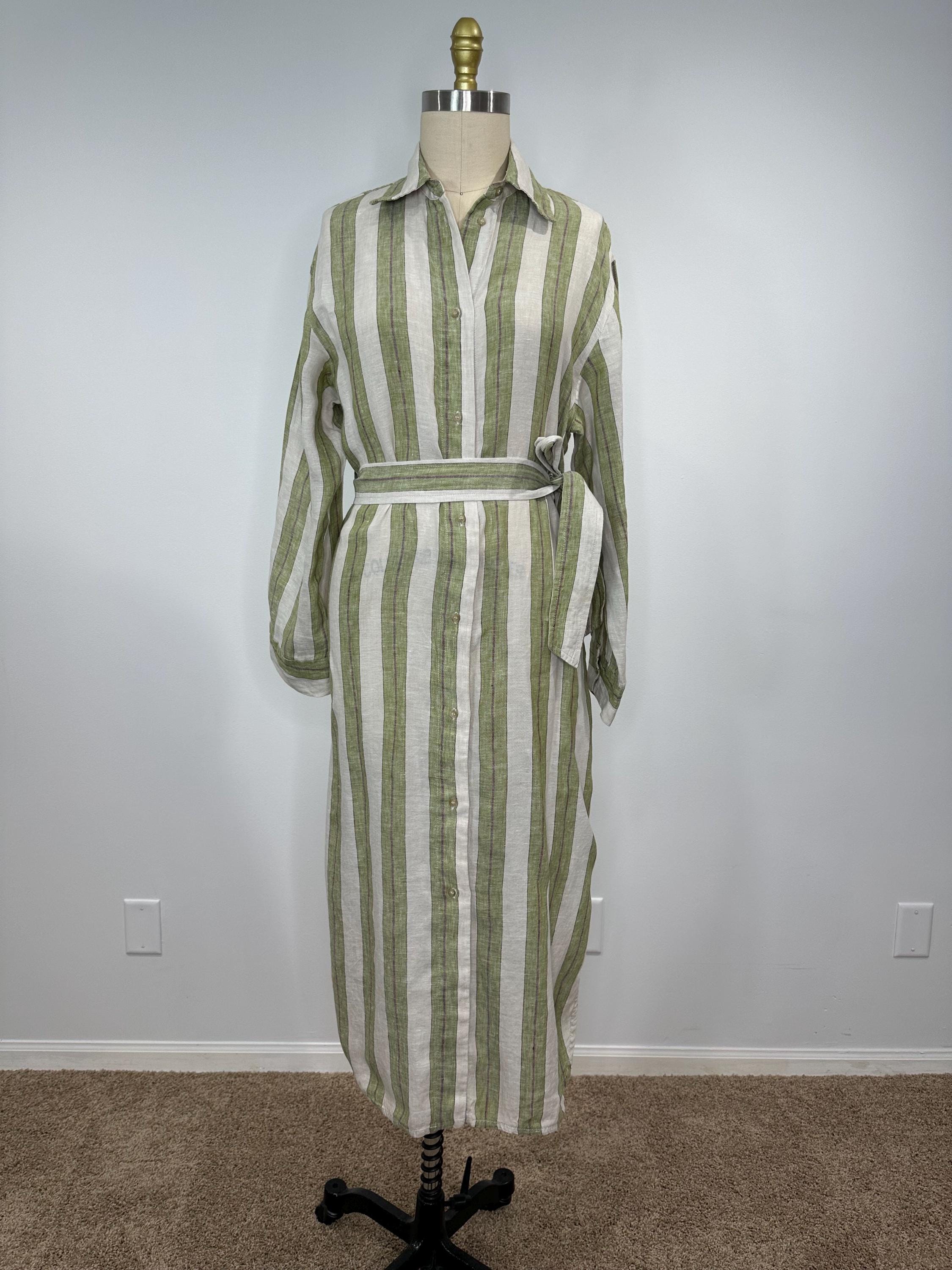 Robe Chemisier Oversized H&M - Taille 6 - Occasion Très Bon état - Style Décontracté