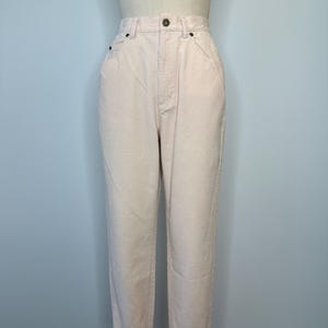 Vintage Light Pink Curduroy High Waist Pants